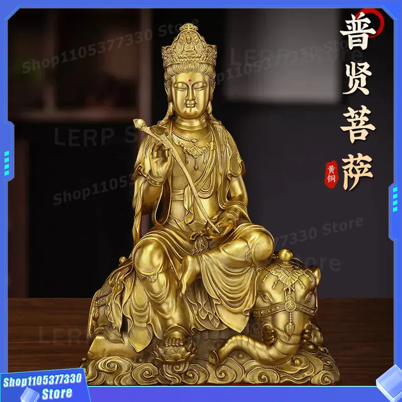 Home Textiles Direct - Manjushri-Bodhisattva-Statue aus reinem Messing, Tischdekoration für