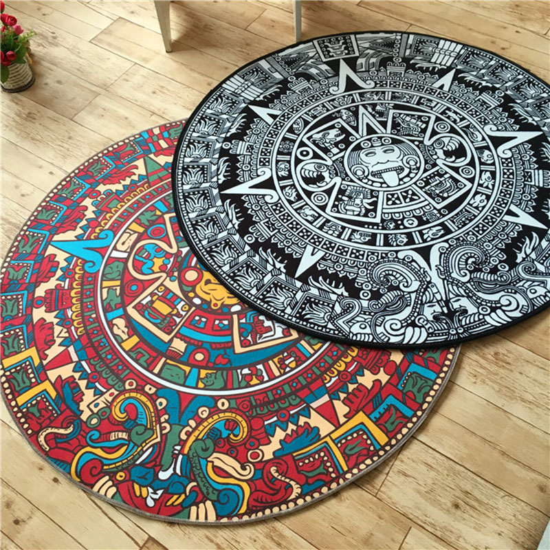Home Textiles Rug - Hohe Qualität Acryl Kapitän Runde Teppiche