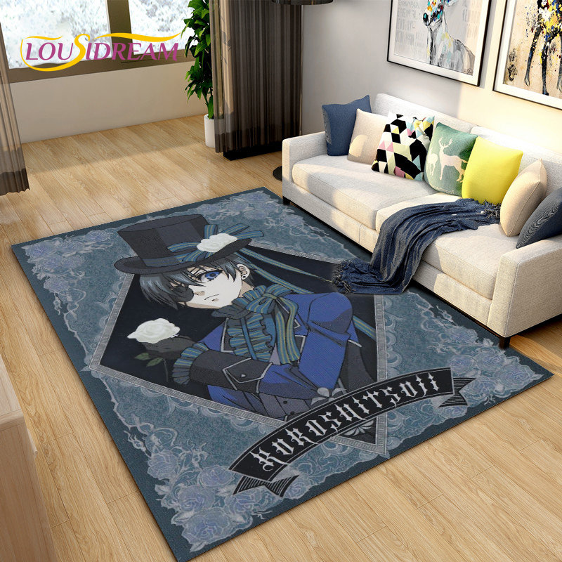 Home Textiles Rug - Schwarzer Butler Anime Cartoon Teppich, Teppich