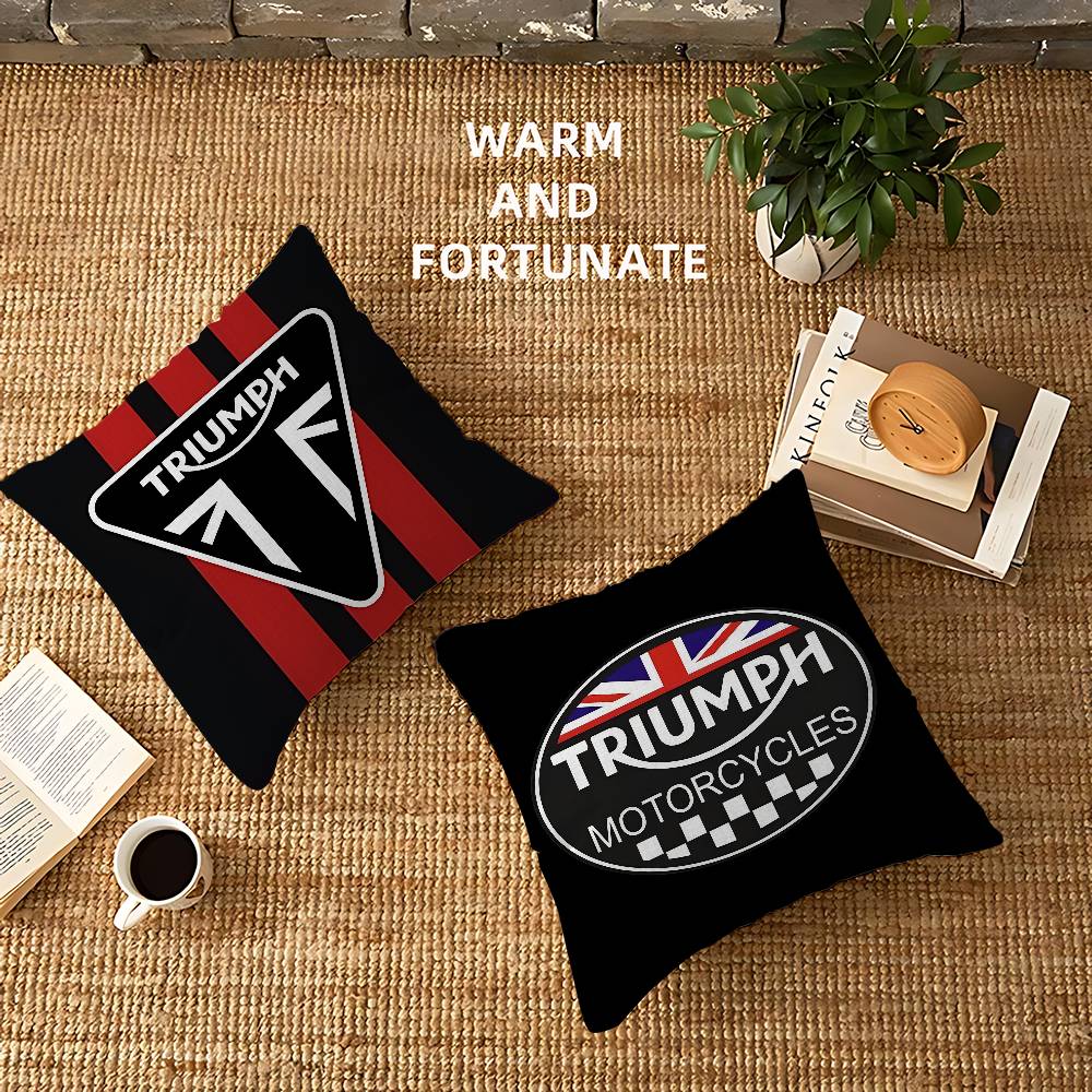 Home Textiles Logo - T-Triumphs Logo-Kissenbezüge, Cartoon-Sofa, dekorativ, für Zuhause,