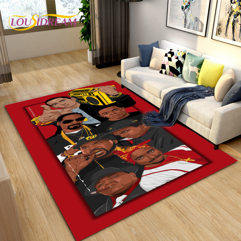 Home Textiles Rug - Hip Hop Art Rapper Legende Star