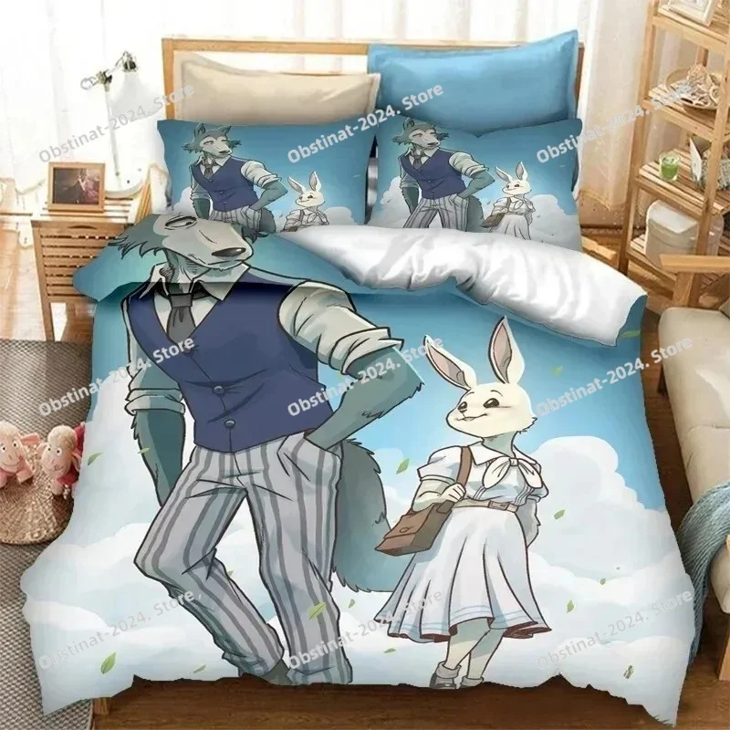 Home Textiles Bedding - Anime BEASTARS Bettwäsche Set Druck Bett