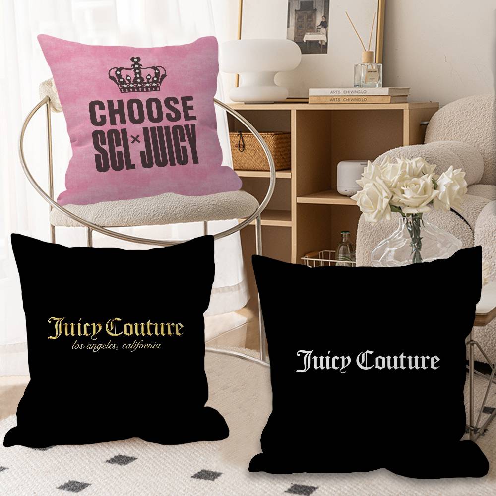 Home Textiles Logo - J-Juicy Logo C-CoutureS-S Personalisierter Kissenbezug Schlafzimmer