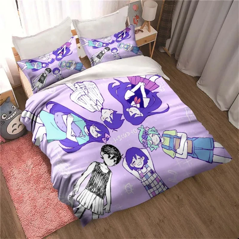 Home Textiles Bedding - Mode 3D Gedruckt Anime Omori Bettwäsche