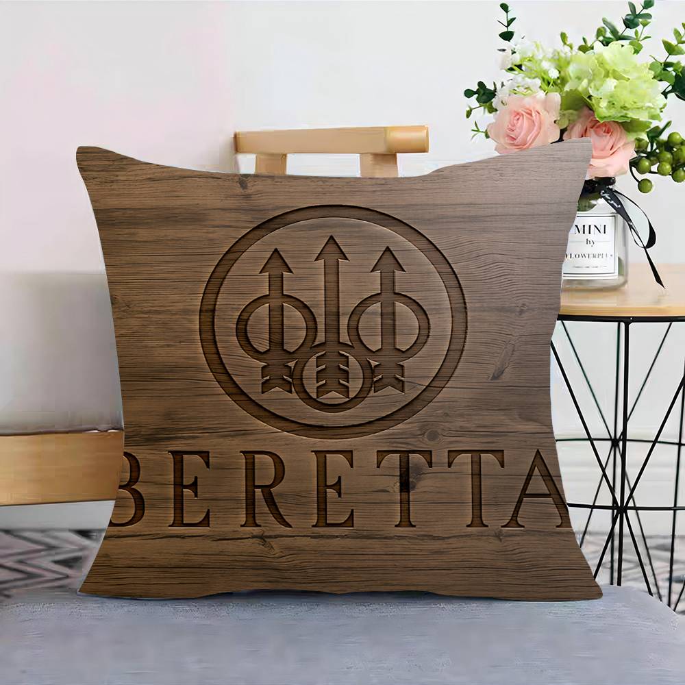 Gun Beretta Logo Kissenbezüge  – Home Textiles Logo Bewertung und Preis