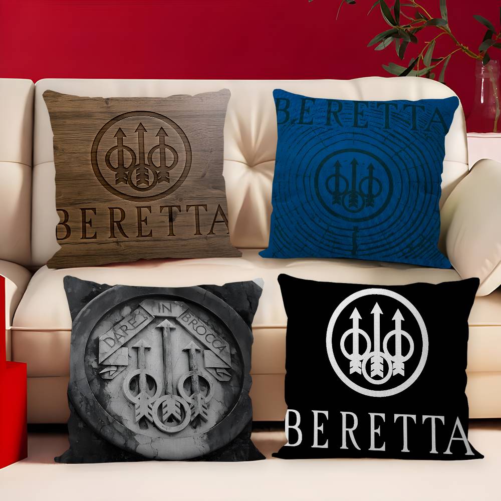 Gun Beretta Logo Kissenbezüge  – Home Textiles Logo Bewertung und Preis