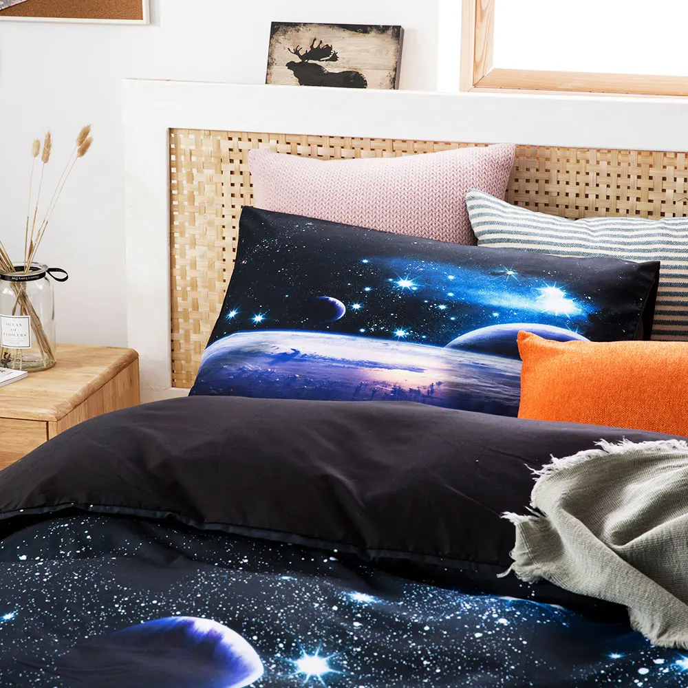 Space star 3d Galaxy Bettbezug – Linen Duvet Cover Bewertung und Preis