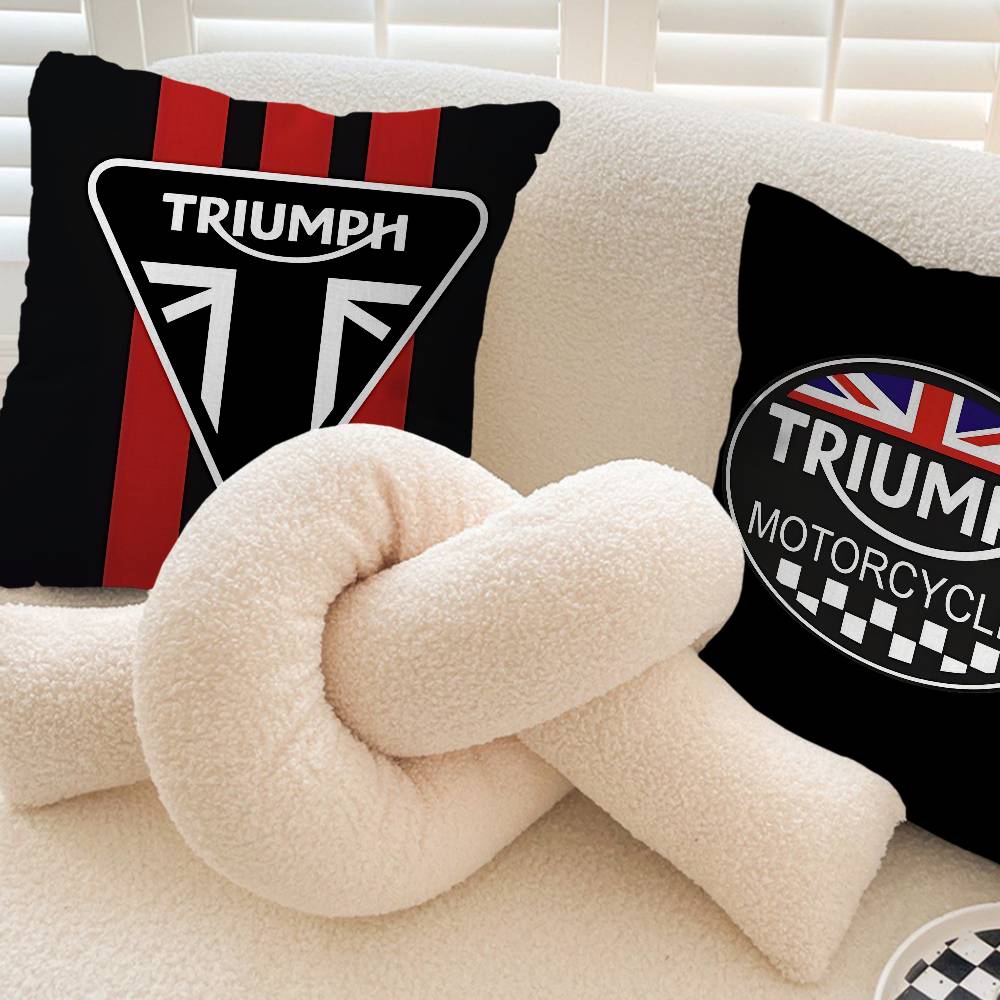 T-Triumphs Logo-Kissenbezüge,  – Home Textiles Logo Bewertung und Preis