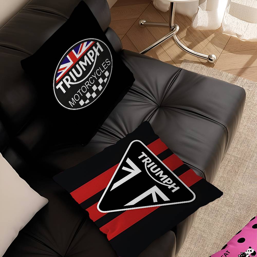 T-Triumphs Logo-Kissenbezüge,  – Home Textiles Logo Bewertung und Preis