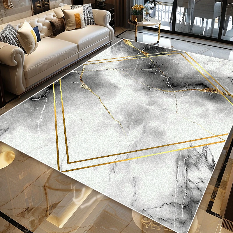 Nordic Marble Art Design rutsc – Home Textiles Rug Bewertung und Preis
