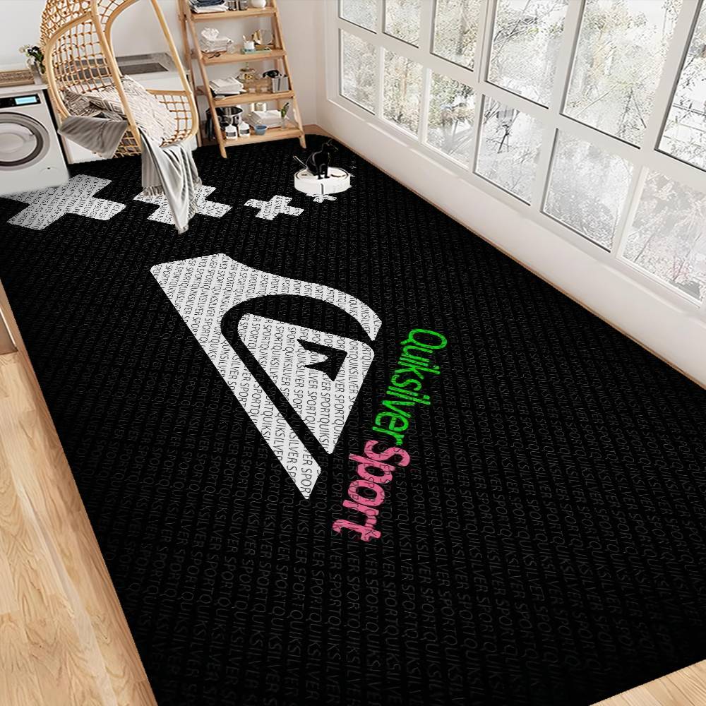 Q-QuiksilverS Logo Bodenmatte, – Home Textiles Logo Bewertung und Preis