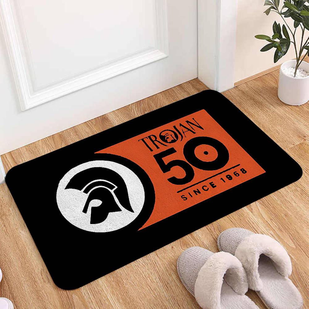 Trojans-Records-Logo-Fußmatten – Home Textiles Logo Bewertung und Preis