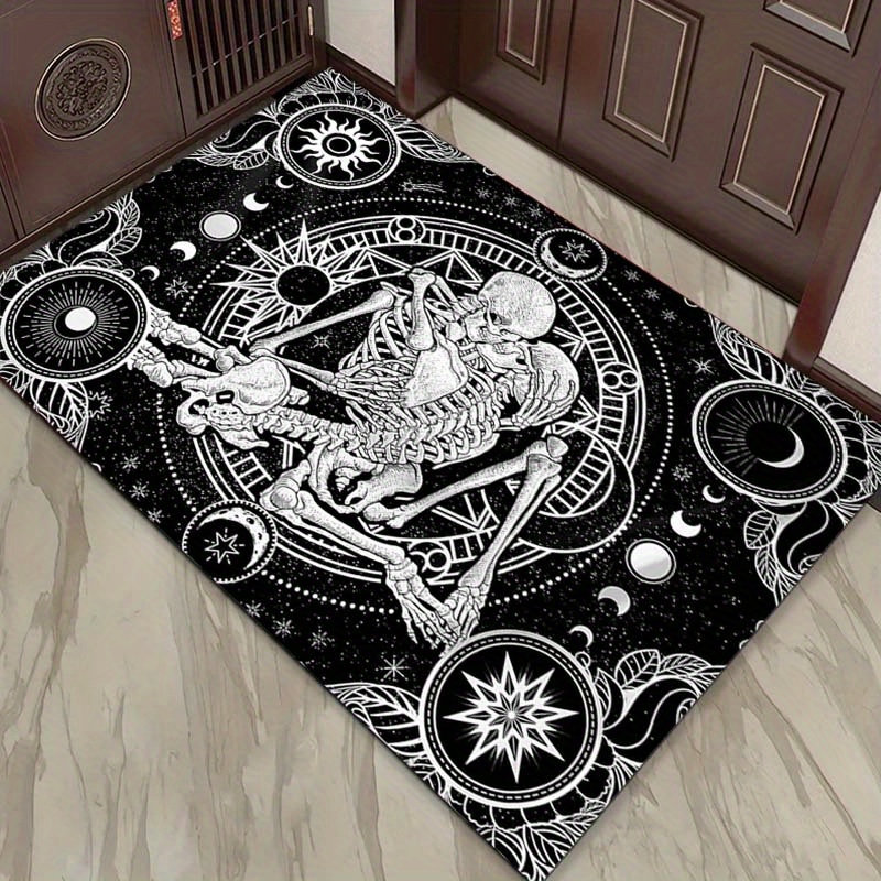 Eleganter Skelett-Tanzteppich  – Home Textiles Rug Bewertung und Preis