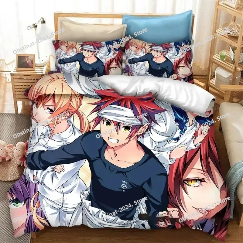 3D-Anime Food Wars! Shokugeki  – Home Textiles Bedding Bewertung und Preis