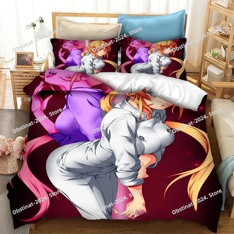 3D-Anime Food Wars! Shokugeki  – Home Textiles Bedding Bewertung und Preis