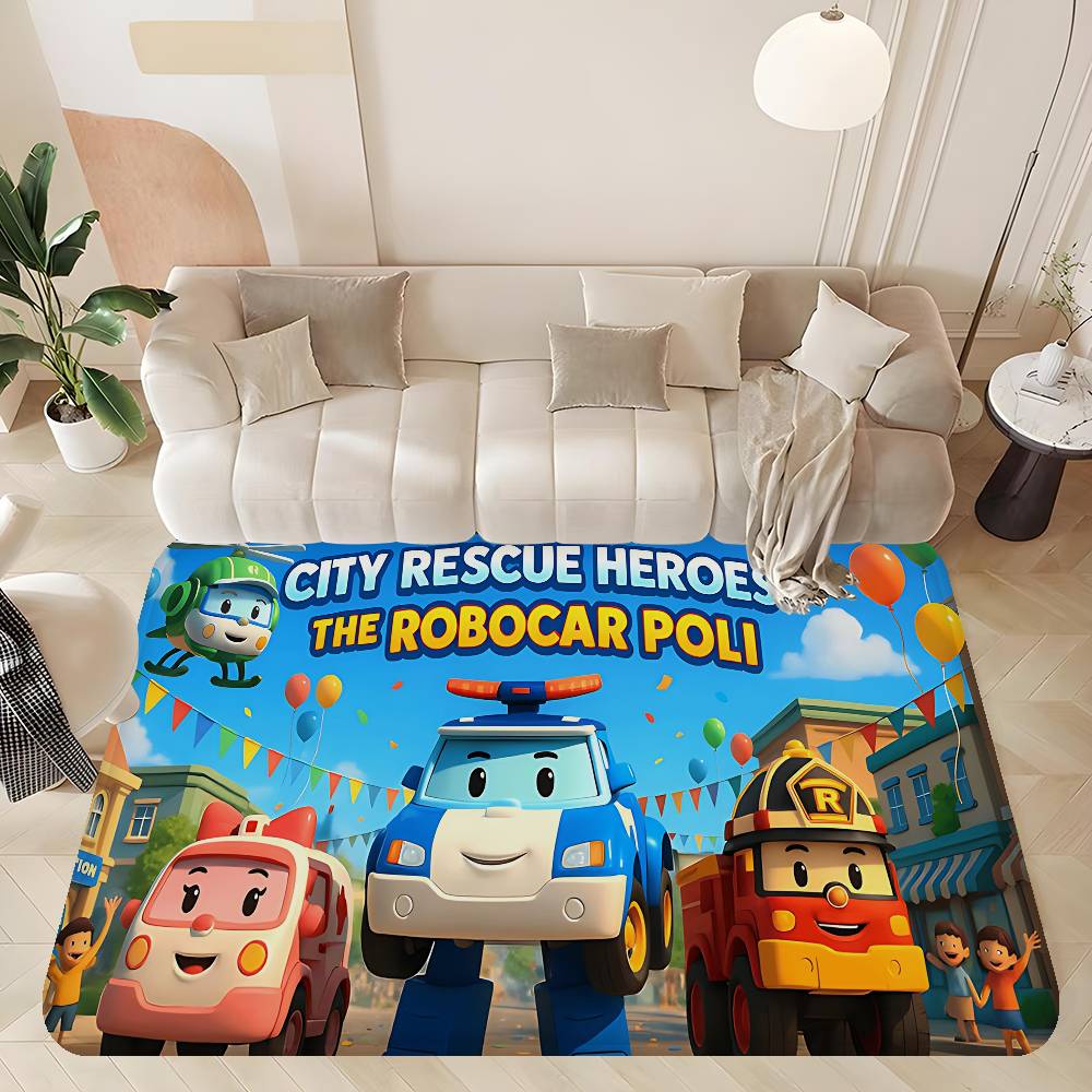 Robocar P-Polis Logo-Badematte – Home Textiles Logo Bewertung und Preis